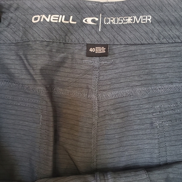 Men's O'Neill Crossover Hybrid Shorts Blue Size 40 NWT - Picture 7 of 8